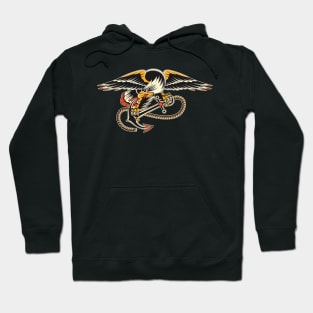 eagle & anchor traditional tattoo Hoodie